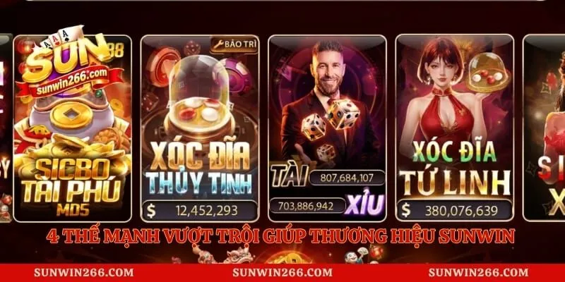 4 thế mạnh vượt trội giúp thương hiệu Sunwin được yêu thích